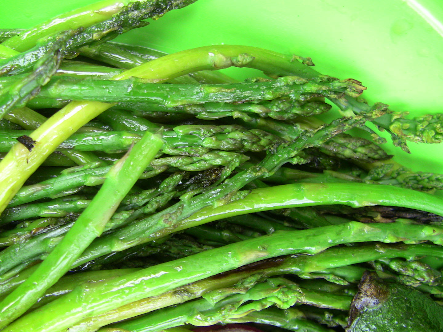 Nana's Fabulous Life Grilled Asparagus Soup with Brie Toast
