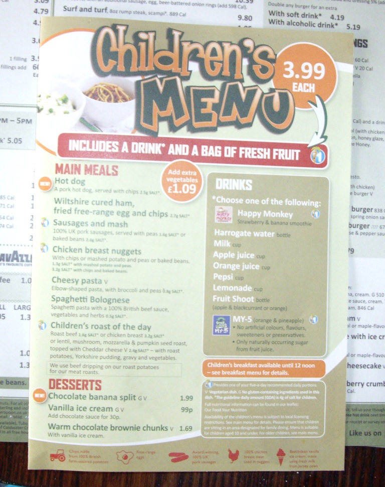 The Brick Castle Taking 6 kids to the pub for a meal....Wetherspoons