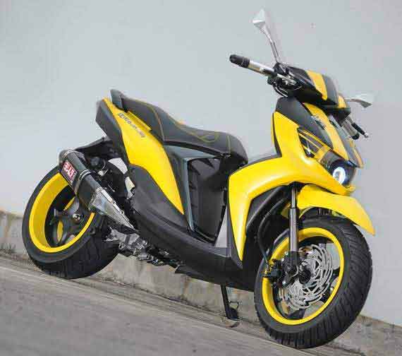 Foto Modifikasi Yamaha Mio GT 125cc Simple Acre