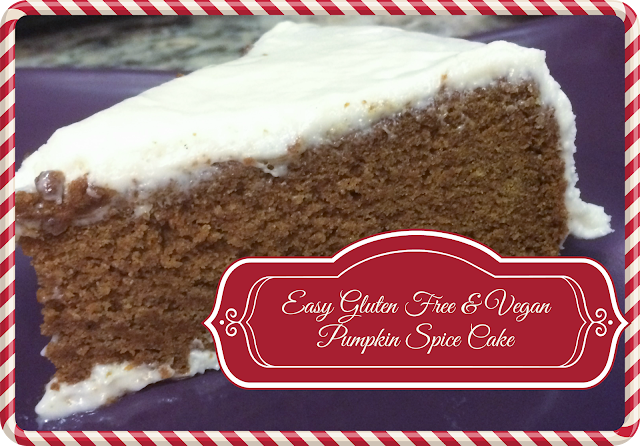 easy gluten free dairy free vegan pumpkin spice cake