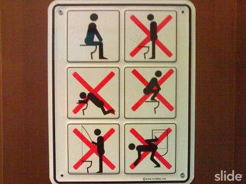 Pofun The Correct Instructions To Use The Toilet