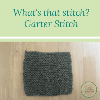 Learn about garter stitch and start knitting Picture of whats that stitch garter stitch