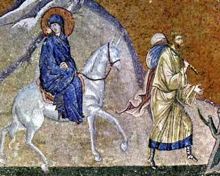 Joseph & Mary travel to Bethlemhem