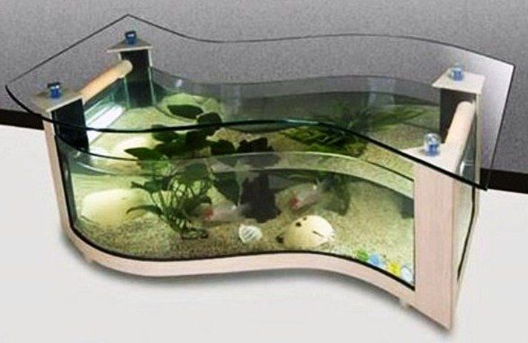 model meja ruang tamu aquarium unik model meja ruang tamu aquarium unik