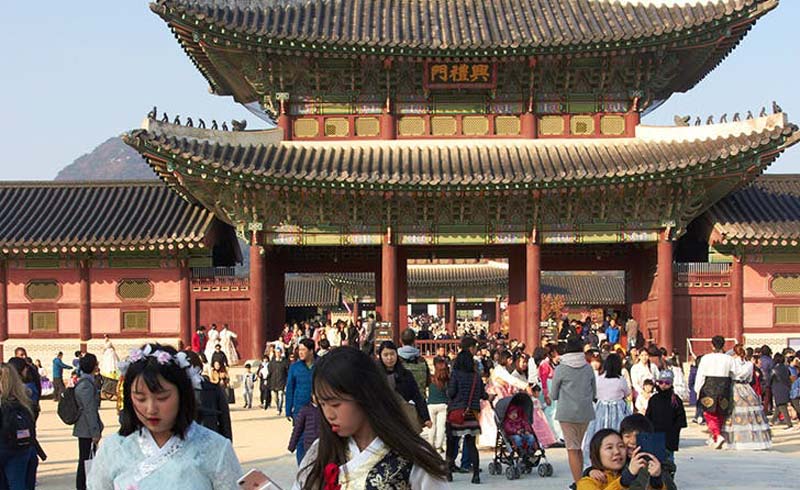 Gyeongbokgung Palace Seoul south korea