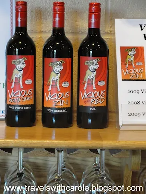 Vicious Red wine at Shenandoah Vineyards in Plymouth, California
