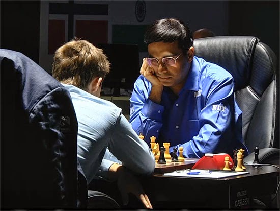 Partie 3 : Anand 1-0 Carlsen au championnat du monde d'échecs 2014 © Chess & Strategy