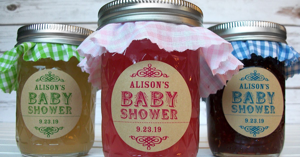 Baby Shower Jam Favors