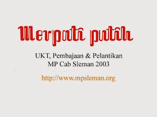 Album UKT Pembajaan & Pelantikan MP Cab Sleman 2003