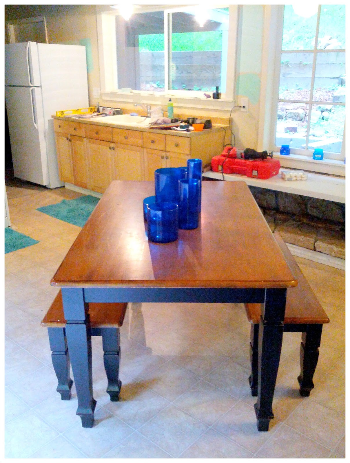 Blue Painted Table 2019 Color Trends