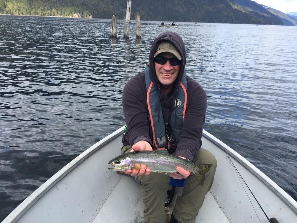 FlyFishBC Spring fly fishing on Mable Lake