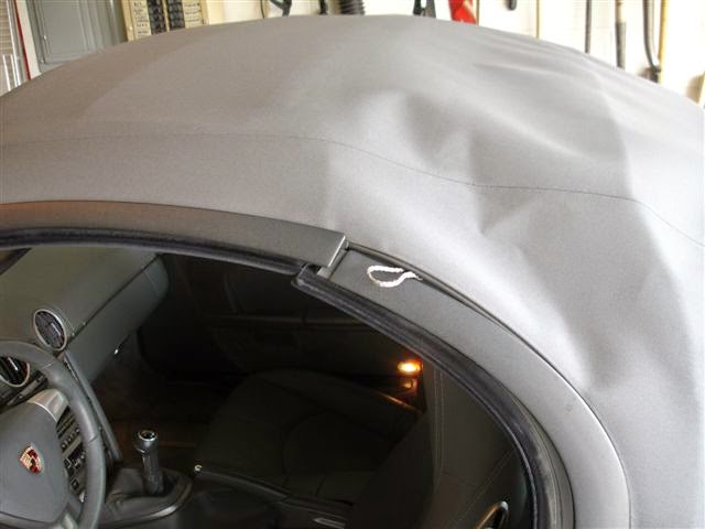 Porsche Boxster 987 Convertible Top Side Channel Fix Blog Please Note That On The Picture Below Top Is Not Halfway Down But It Clearly Gives You An Idea Of What To Look For