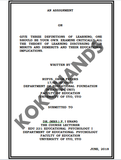 uniuyo term paper uniuyo term paper