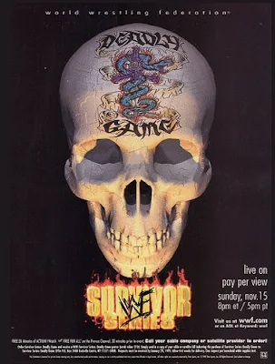 WWE / WWF Survivor Series 1998 Deadly Game - Event poster