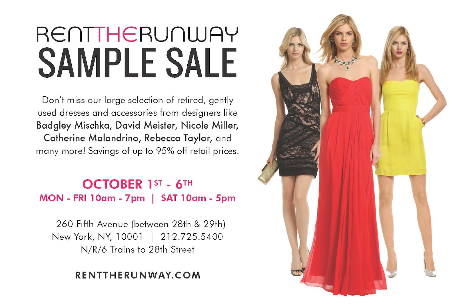Twentysomething and the City Rent the Runway Sample Sale