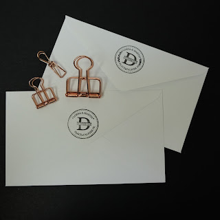 Split Letter Monogram Tutorial by Nadine Muir for Silhouette UK.  Make Return Address Stickers or Stamps