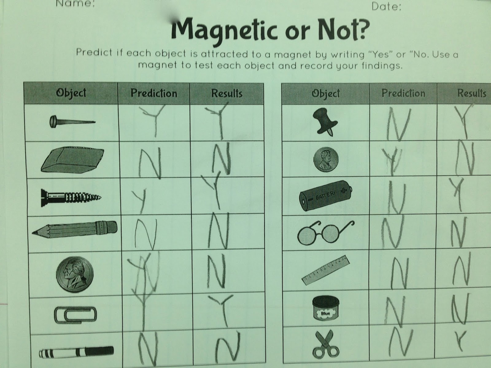 The Adventures of a K/1 Teacher: Fun with Magnets!