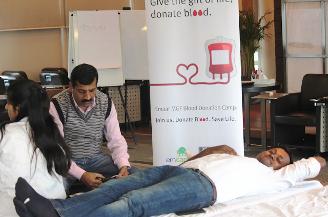 Emaar India organised Blood Donation Camp in Gurugram in collaboration with Indian Red Cross Society