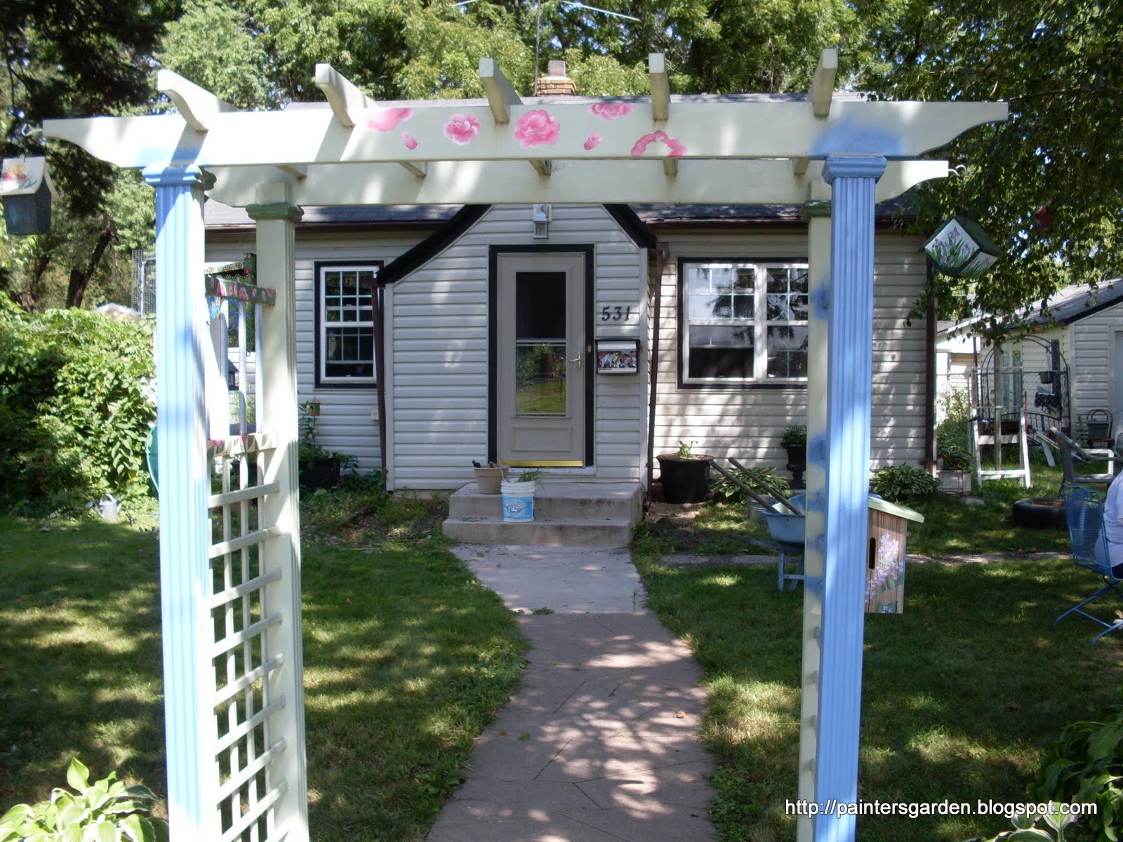 Paintersgarden The Easy Way to Paint an Arbor