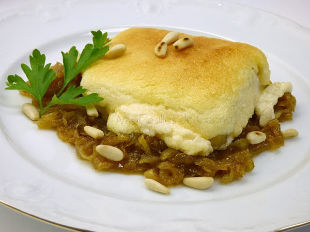 bacalao con cebolla caramelizada