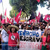 BAHIA / Em Salvador, militância pró-governo critica cobertura da Lava Jato na TV Globo