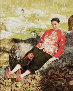 Hiperrealismo Asiatico Pinturas de Mujeres Chinas