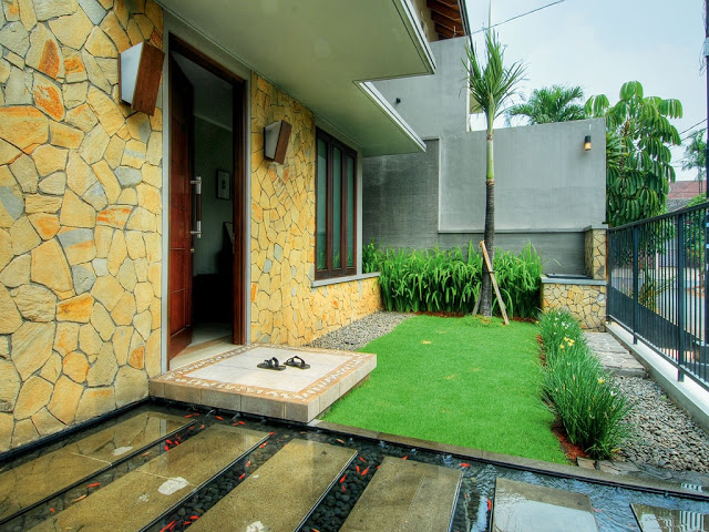 10 Model Batu Alam Untuk Dinding Teras Rumah Minimalis 2019 Dengan ...