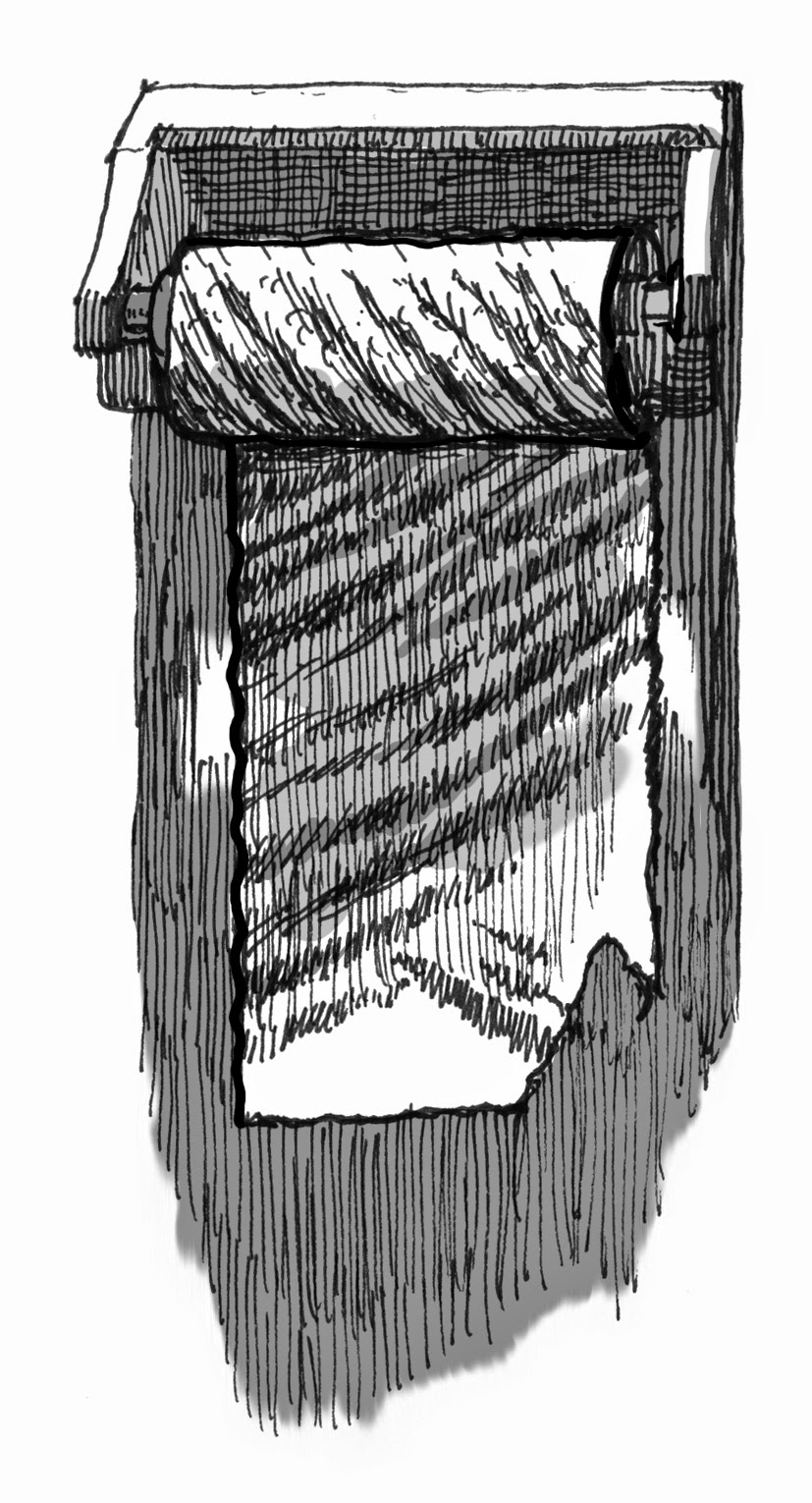 Art ByProducts Wavy Toilet Paper