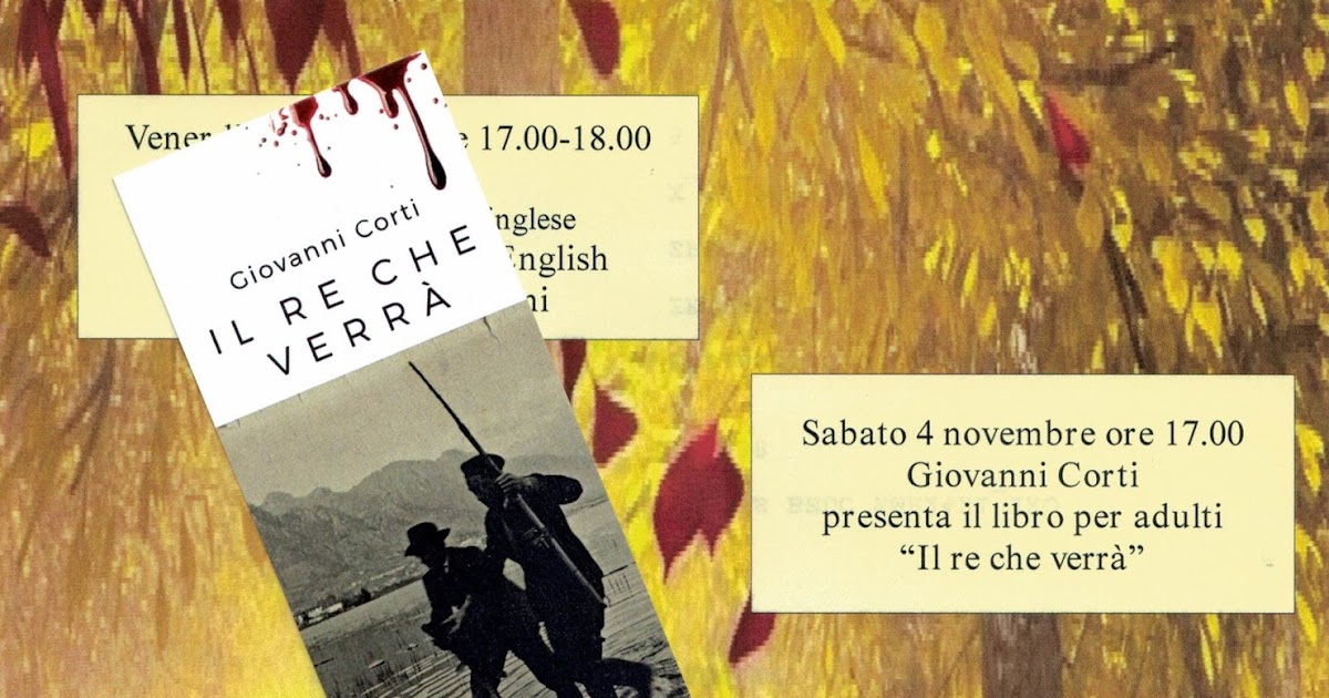 Libreria LiberaMente Oggiono Sabato 4 novembre Giovanni Corti