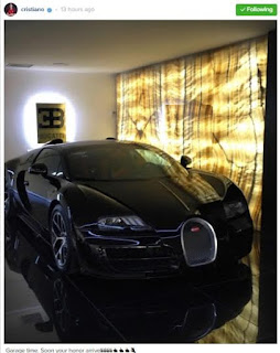 1 Cristiano Ronaldo spoils himself with new car -The Bugatti Veyron worth over $2million (photos)