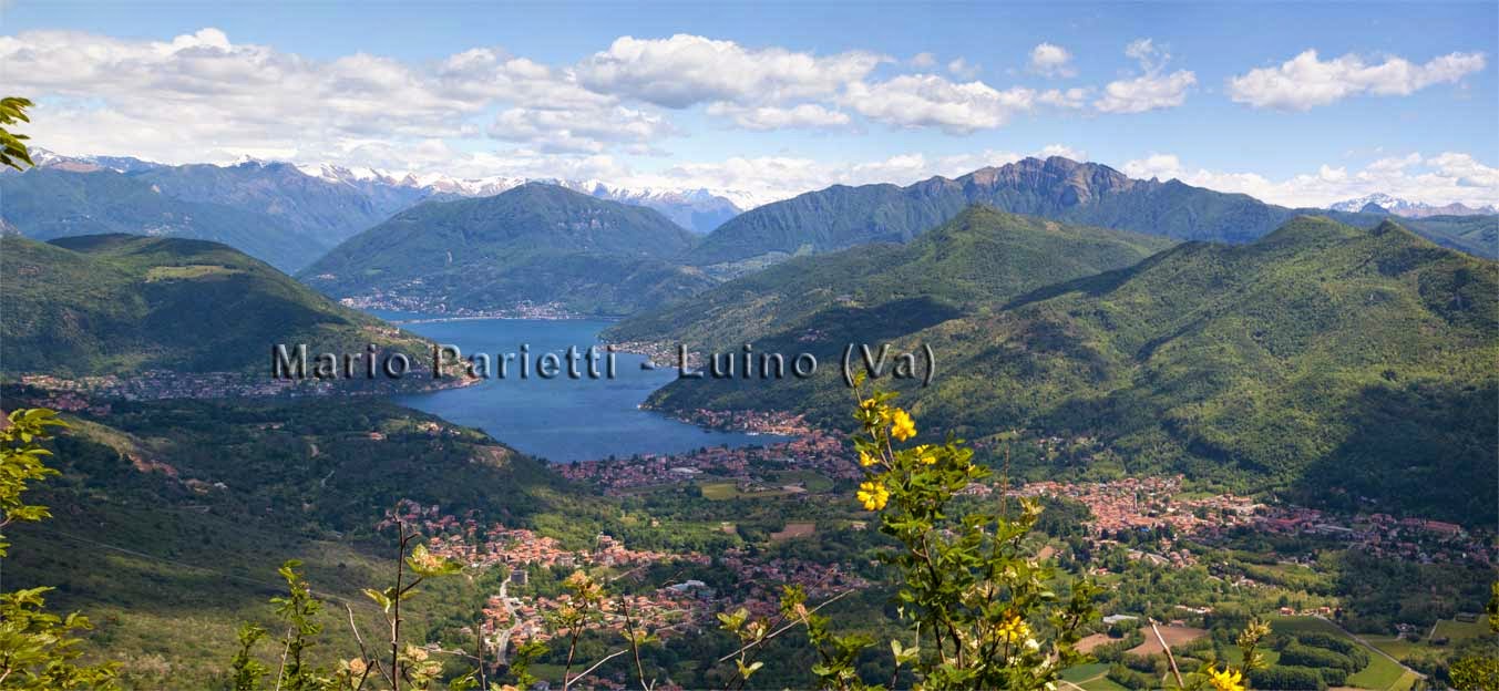 Panorama sul lago di Lugano Panorama sul lago di Lugano