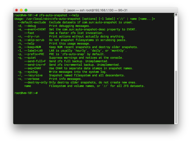 節省工具箱 Jason Tools [專案分享]zfsautosnapshot 時區問題修正版
