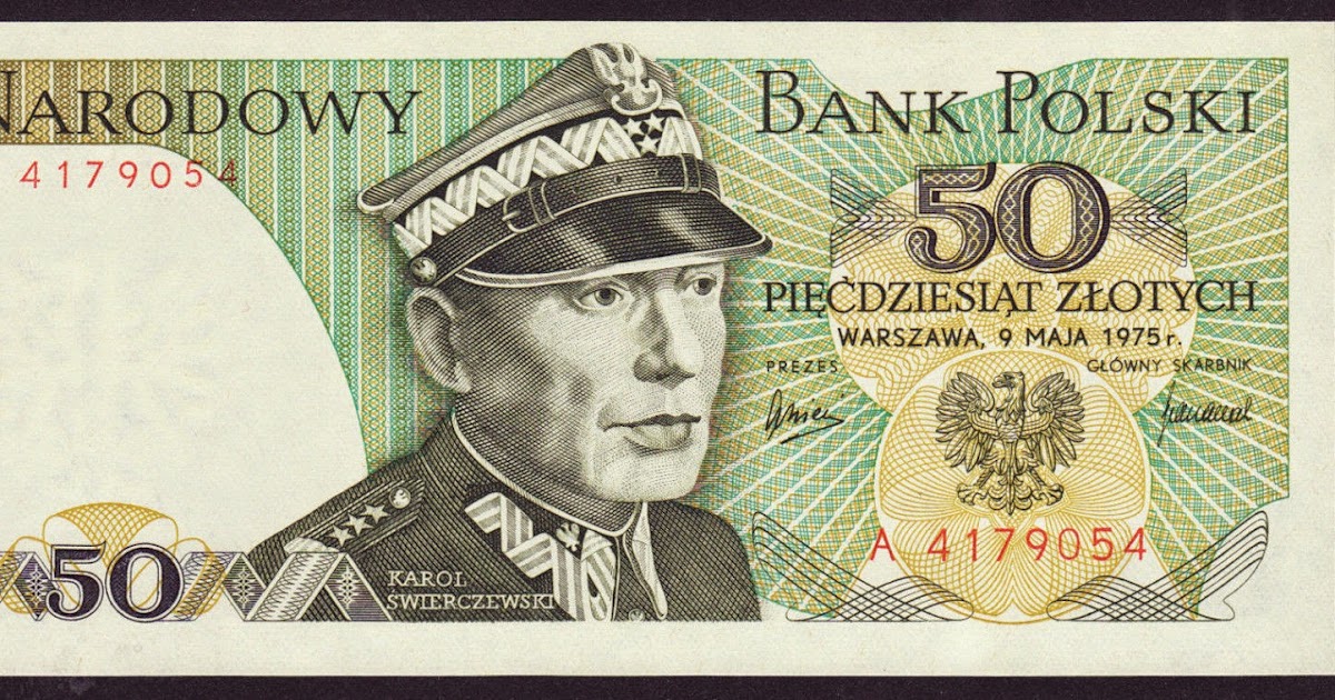 Poland 50 Zloty banknote 1975 Karol SwierczewskiWorld