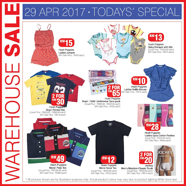 Hush Puppies Apparel Warehouse Sale Special