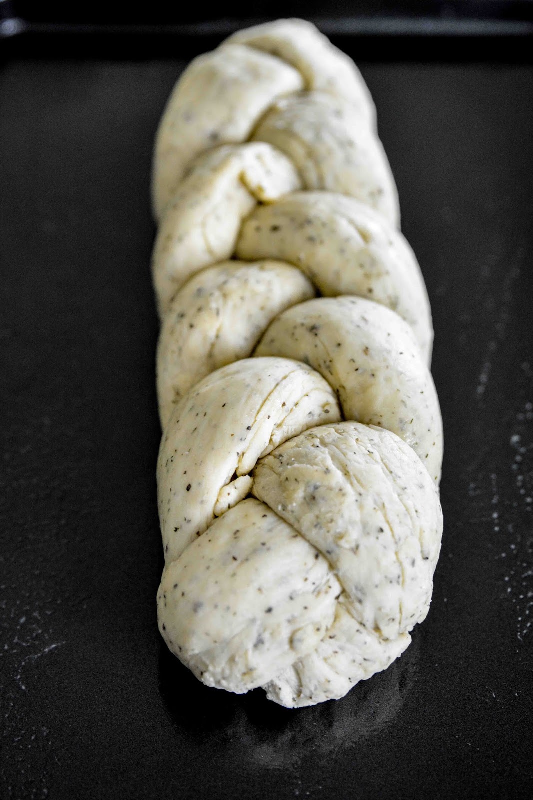 Theresa's Mixed Nuts Garlic & Herb Braid Bread Get In My Tummy!