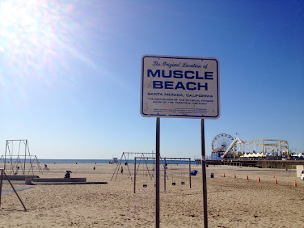 Muscle Beach in Santa Monica, CA, USA