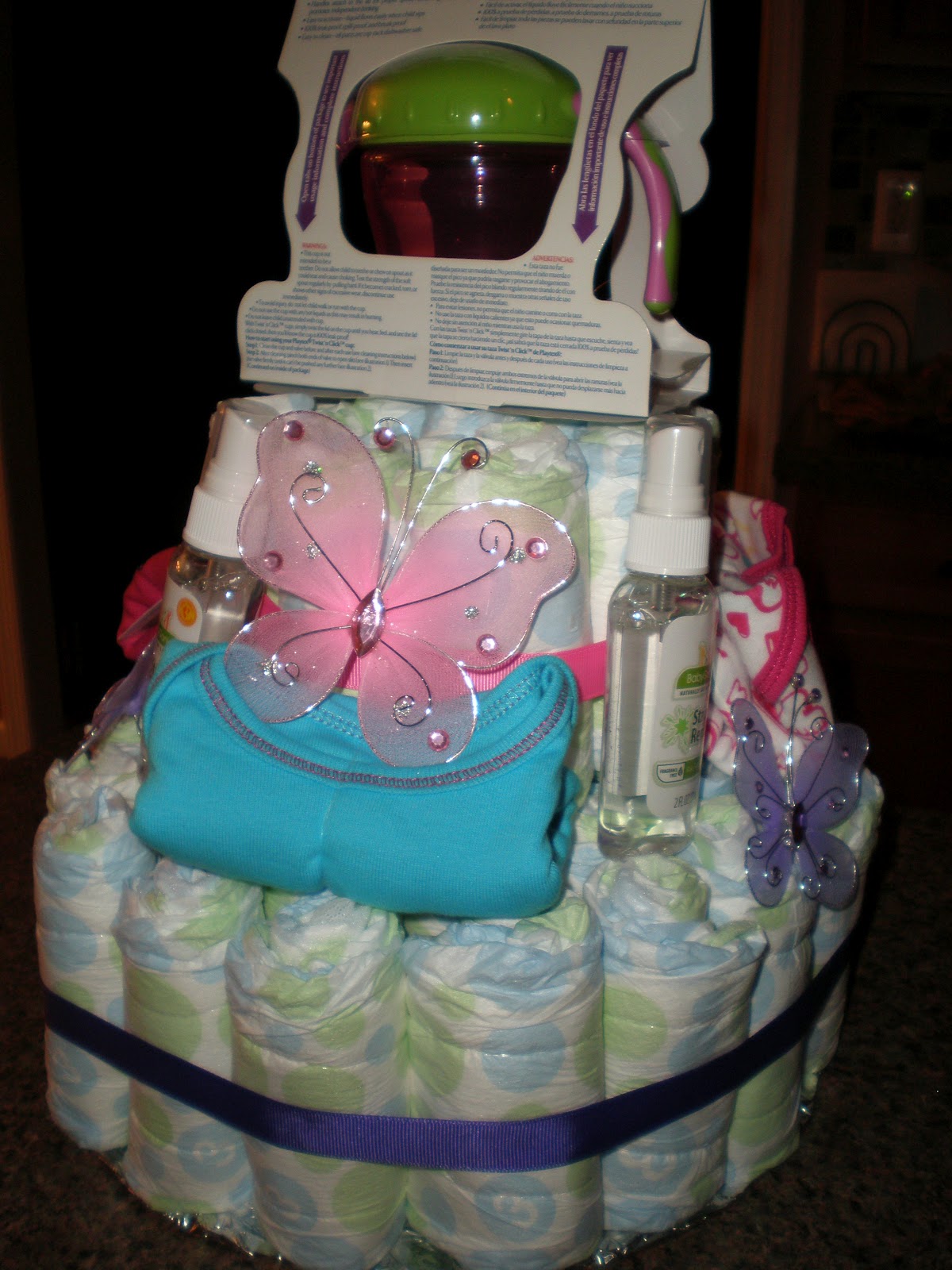 NJ Crafty Momma Make Your Own Diaper Cake