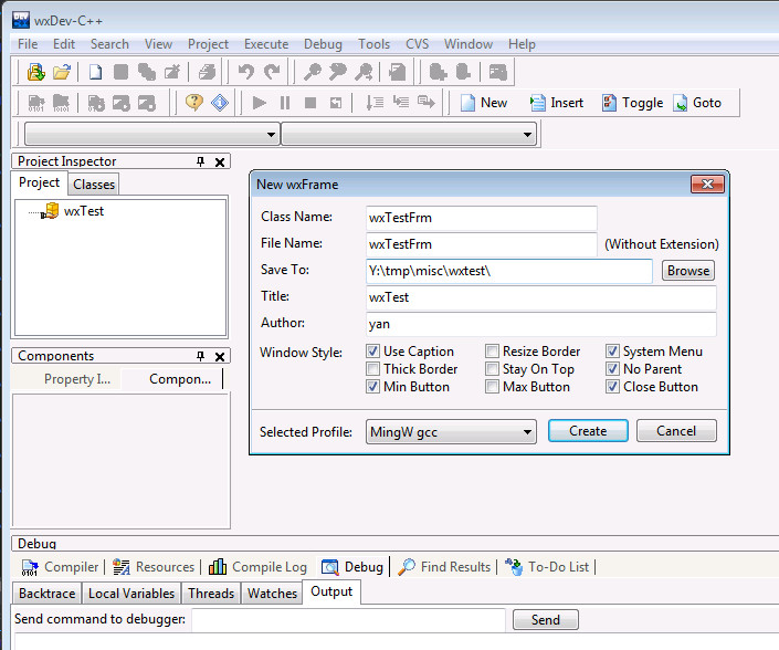 wxwidget code blocks with gnu c++ cygwin tutorial
