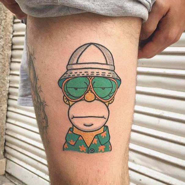 Tatuagens do Homer Simpson Tatuagens do Homer Simpson