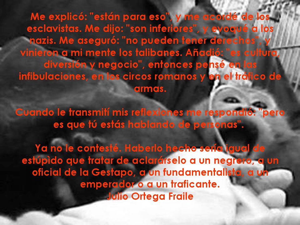 TIME TO CHOOSE especismo