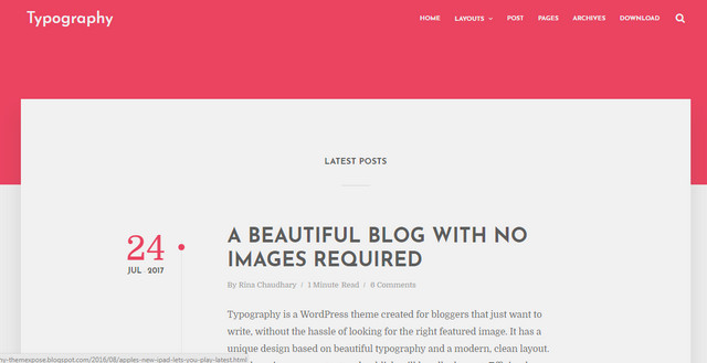Typography Responsive Blogger Templates Typography Responsive Blogger Templates