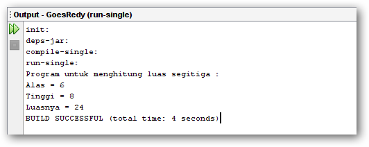 Program Java - Menghitung Luas Segitiga Menggunakan Tampilan GUI ~ Otak ...