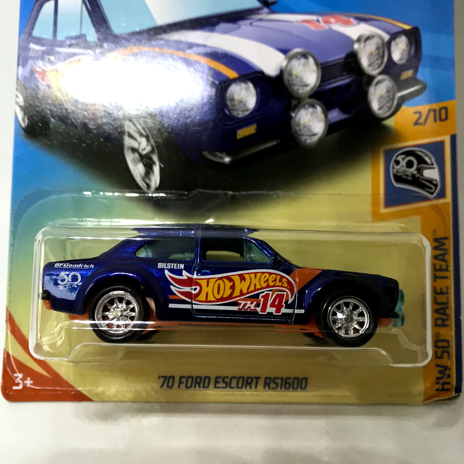 hot wheels 50th anniversary ford escort