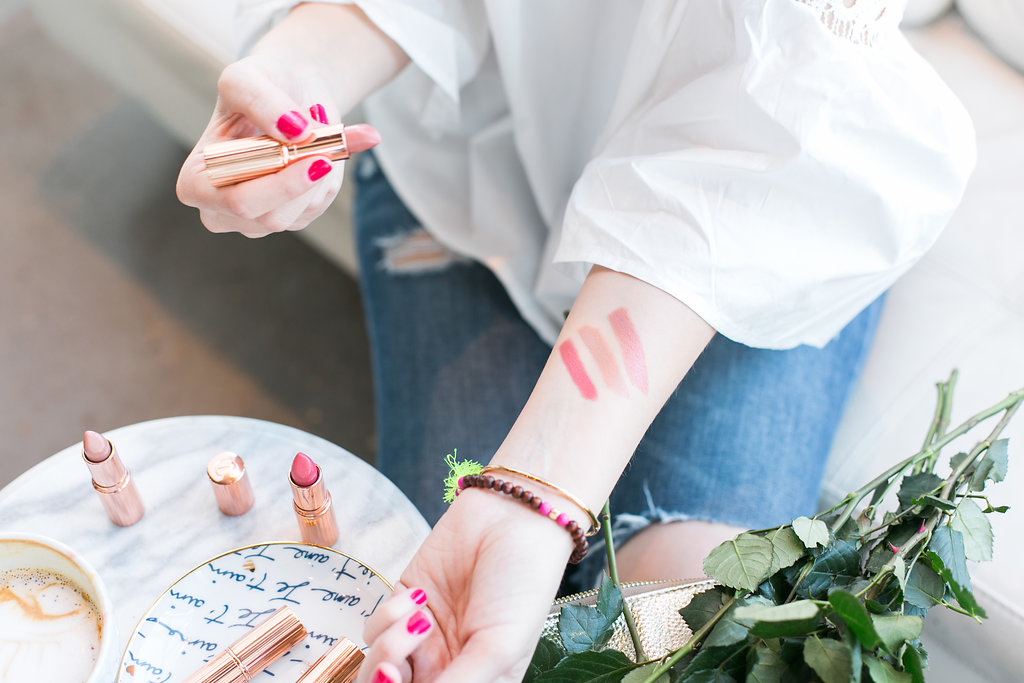 3 Charlotte Tilbury K.I.S.S.I.N.G Lipsticks to Try This Spring - Arm Swatches 