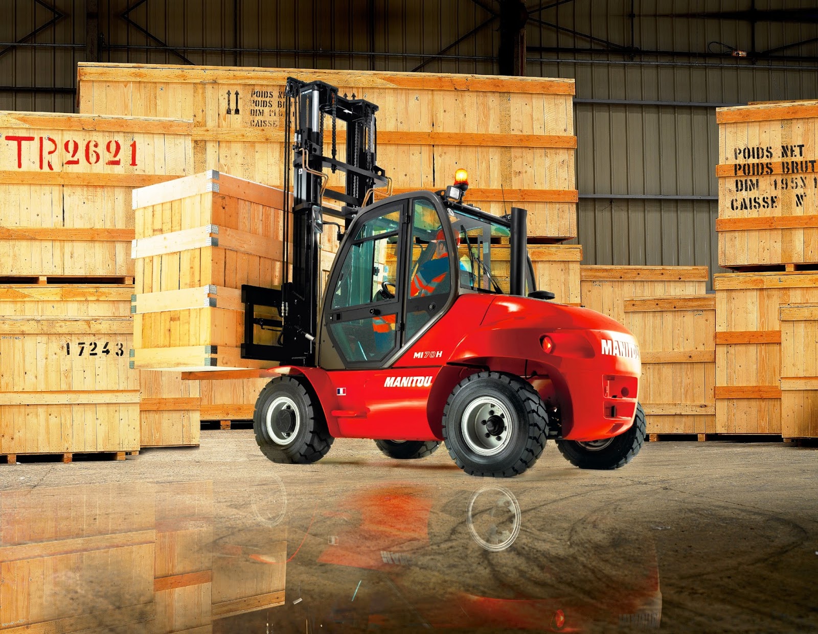 uso dei carrelli elevatori