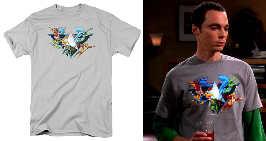 sheldon cooper superman t shirt