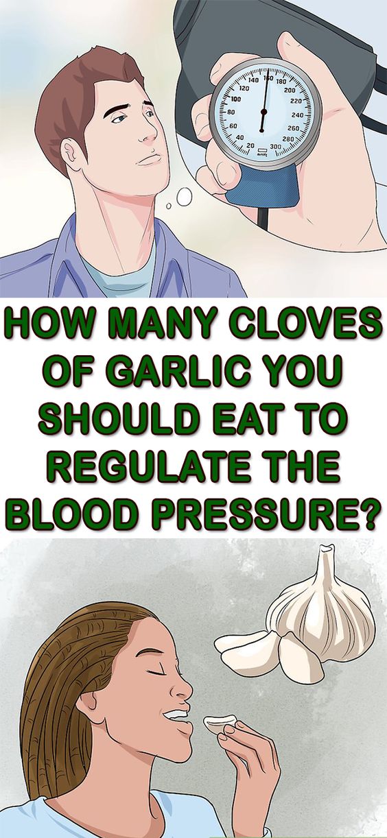 HOW MANY CLOVES OF GARLIC YOU SHOULD EAT TO REGULATE THE BLOOD PRESSURE