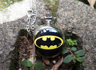 Jam Saku Unik Super Hero Batman P785 With Necklace chain