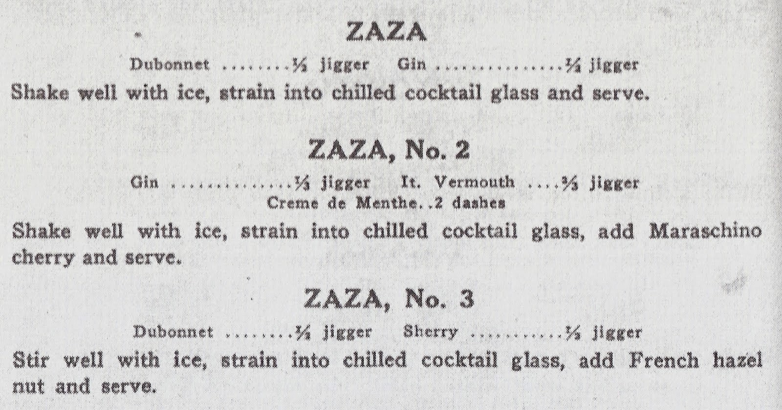Everythinginthebar ZaZa Cocktail o/e Cocktail