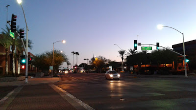 Not a cloud in sky! Scottsdale, AZ (5:50 AM MST)